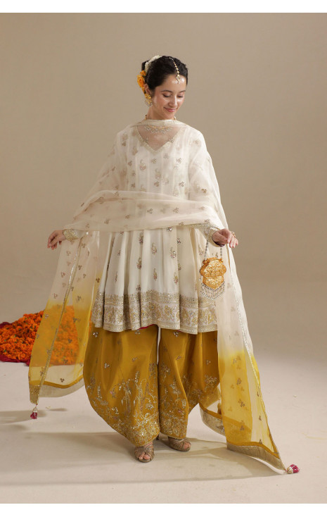 Ivory & Mustard Outfit